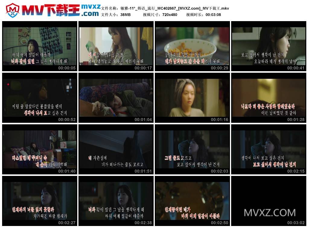 敏雅-11°_韩语_流行_MC402667